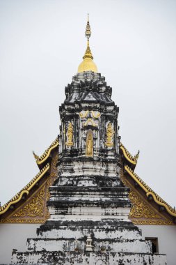  Tayland, Nan: 21 Kasım 2024 - Wat Suan Tan ve Chedi Kuzey Tayland 'da Nan şehrinde. 