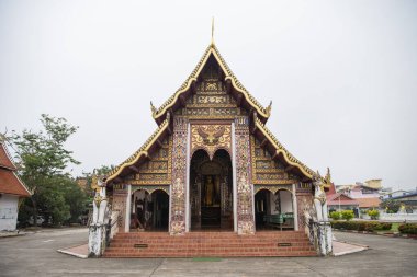 Tayland, Nan: 22 Kasım 2024 - Wat Suan Tan ve Chedi Kuzey Tayland 'da Nan şehrinde.  