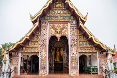 Tayland, Nan: 22 Kasım 2024 - Wat Suan Tan ve Chedi Kuzey Tayland 'da Nan şehrinde.  