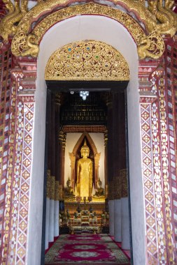 Tayland, Nan: 22 Kasım 2024 - Wat Suan Tan ve Chedi Kuzey Tayland 'da Nan şehrinde.  