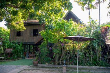 Tayland, Nan: 16 Kasım 2024 - Kuzey Tayland 'ın Nan ilindeki Noble House Museum.  