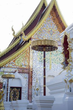 Tayland, Nan: 17 Kasım 2024 - Kuzey Tayland 'ın Nan ilindeki Wat Suan Hom' da Rood.  