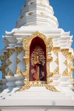 Tayland, Nan: 17 Kasım 2024 - Kuzey Tayland 'ın Nan ilindeki Wat Suan Hom' da Rood.  