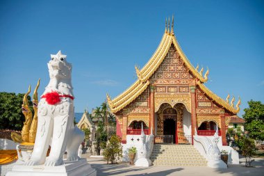 Tayland, Nan: 17 Kasım 2024 - Kuzey Tayland 'ın Nan ilindeki Wat Suan Hom' da Rood.  
