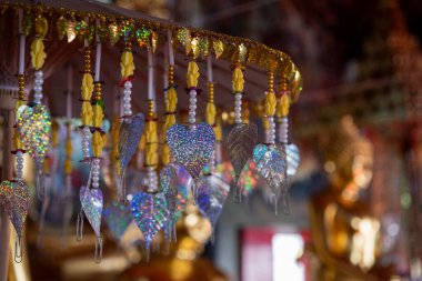 Kuzey Tayland 'da Nan şehrindeki Wat Ming Mueang' da ayrıntı.