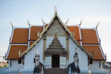 Tayland, Nan: 12 Kasım 2024 - Nan şehrindeki Wat Phumin Kuzey Tayland.  