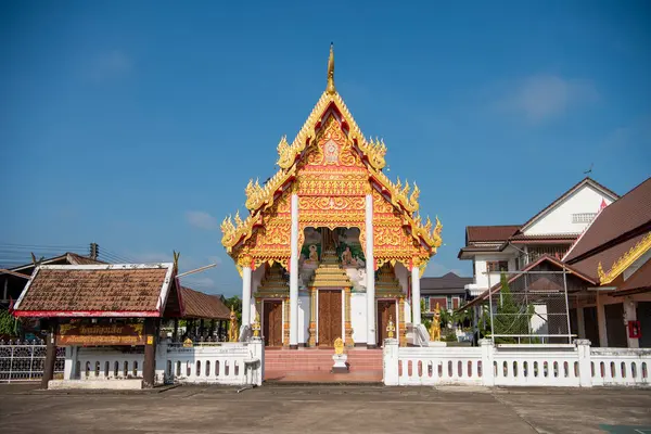 Tayland, Nan: 15 Kasım 2024 - Nan şehrindeki Wat Muanglen Kuzey Tayland.  