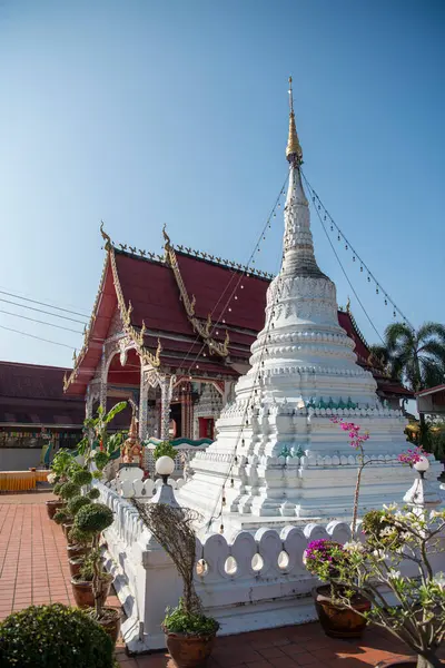 Tayland, Nan: 15 Kasım 2024 - Nan şehrindeki Wat Donkeaw, Kuzey Tayland.  