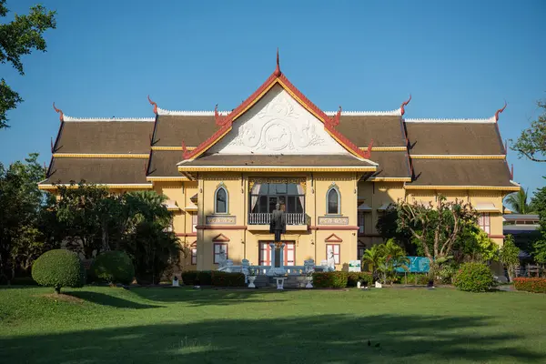 Tayland, Nan: 16 Kasım 2024 - Kuzey Tayland 'ın Nan ilindeki Nan Ulusal Müzesi. 