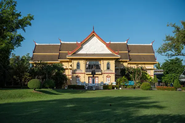 Tayland, Nan: 16 Kasım 2024 - Kuzey Tayland 'ın Nan ilindeki Nan Ulusal Müzesi. 