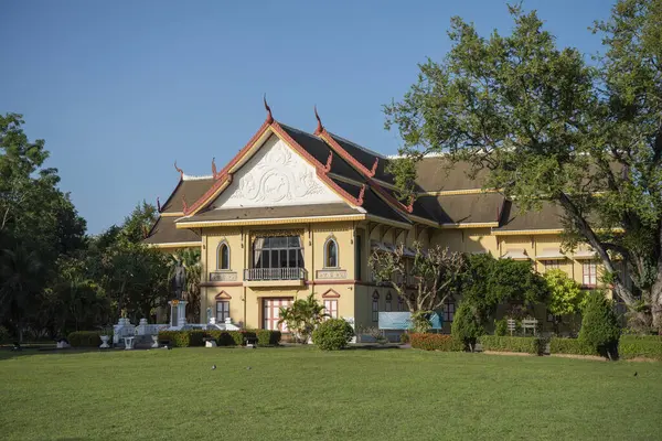 Tayland, Nan: 16 Kasım 2024 - Kuzey Tayland 'ın Nan ilindeki Nan Ulusal Müzesi. 