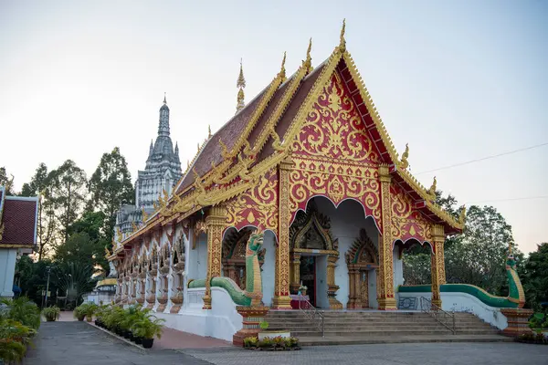  Tayland, Nan: 21 Kasım 2024 - Wat Suan Tan ve Chedi Kuzey Tayland 'da Nan şehrinde. 