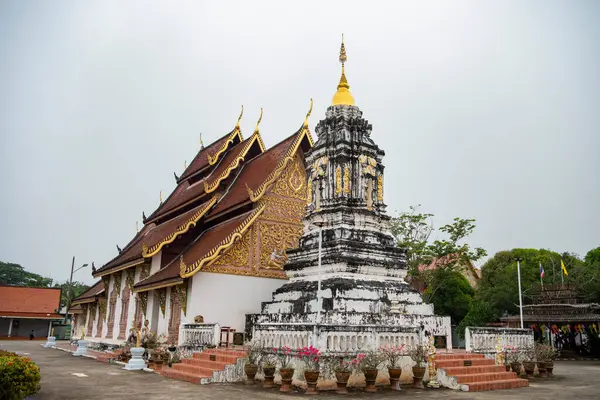  Tayland, Nan: 21 Kasım 2024 - Wat Suan Tan ve Chedi Kuzey Tayland 'da Nan şehrinde. 