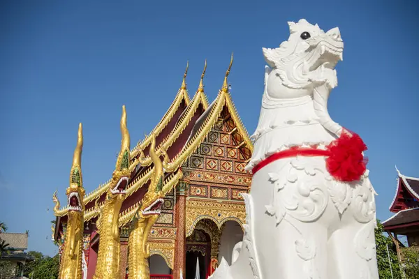 Tayland, Nan: 17 Kasım 2024 - Kuzey Tayland 'ın Nan ilindeki Wat Suan Hom' da Rood.  