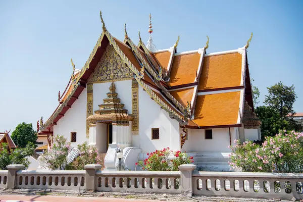 Tayland, Nan: 12 Kasım 2024 - Nan şehrindeki Wat Phumin Kuzey Tayland.  