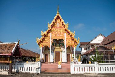 Tayland, Nan: 15 Kasım 2024 - Nan şehrindeki Wat Muanglen Kuzey Tayland.  