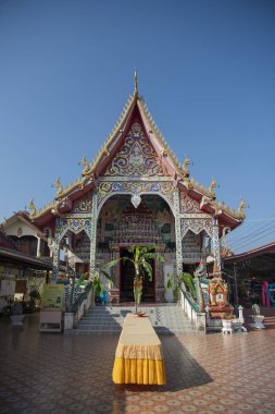 Tayland, Nan: 15 Kasım 2024 - Nan şehrindeki Wat Donkeaw, Kuzey Tayland.  