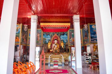 Tayland, Nan, Kasım, 15, 2024 - Kuzey Tayland 'ın Nan ilindeki Wat Ta Ioa şehrinde.