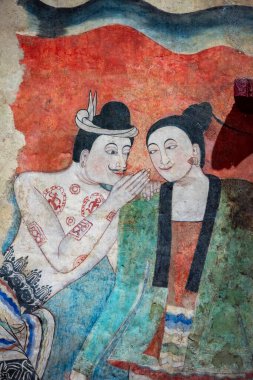 Tayland, Nan: 13 Kasım 2024 - Nan şehrindeki Wat Phumin Kuzey Tayland.