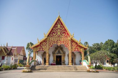 Tayland, Nan, Kasım, 13, 2024 - Wat Suan Tan Kuzey Tayland 'da Nan şehrinde.