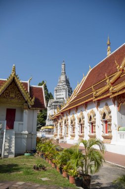 Tayland, Nan, Kasım, 13, 2024 - Wat Suan Tan Kuzey Tayland 'da Nan şehrinde.