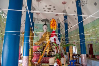 Tayland, Nan: 13 Kasım 2024 - Nan şehrinde Wat Phuang Payom, Kuzey Tayland.  