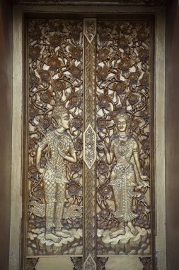 Tayland, Nan: 13 Kasım 2024 - Kuzey Tayland 'ın Nan ilindeki Wat Sri Phan Ton şehrinde.  