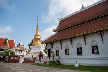 Tayland, Nan: 14 Kasım 2024 - Wat Kukham Kuzey Tayland 'daki Nan şehrinde.  