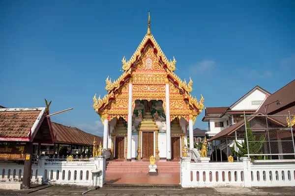 Tayland, Nan: 15 Kasım 2024 - Nan şehrindeki Wat Muanglen Kuzey Tayland.  