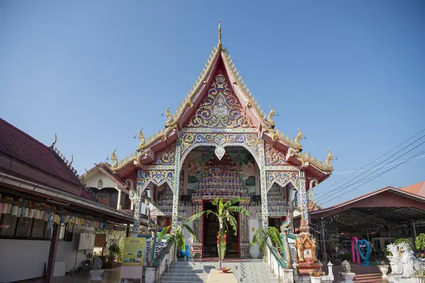 Tayland, Nan: 15 Kasım 2024 - Nan şehrindeki Wat Donkeaw, Kuzey Tayland.  