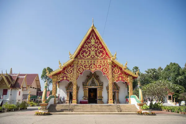 Tayland, Nan, Kasım, 13, 2024 - Wat Suan Tan Kuzey Tayland 'da Nan şehrinde.