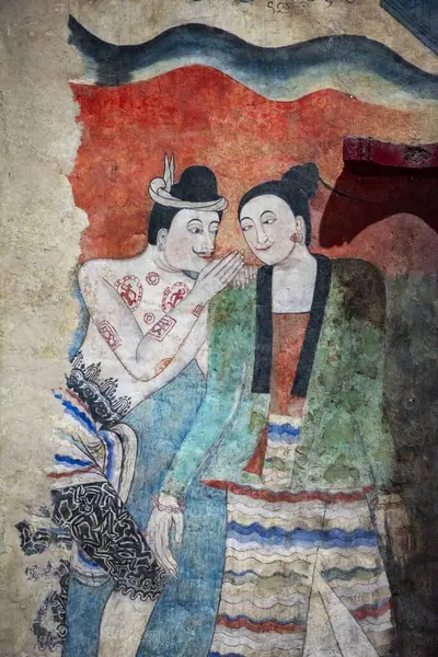 Tayland, Nan: 13 Kasım 2024 - Nan şehrindeki Wat Phumin Kuzey Tayland.