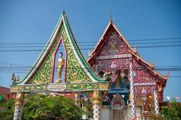 Tayland, Nan: 13 Kasım 2024 - Nan şehrindeki Wat Sri Montien, Kuzey Tayland.  