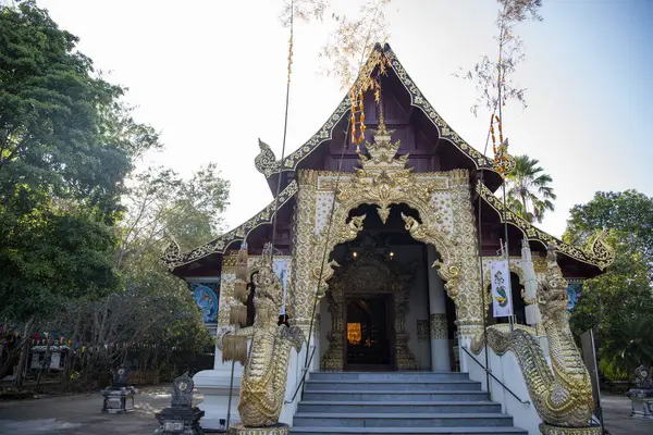 Tayland, Nan, Kasım, 13, 2024 - Nan şehrinde Wat Prayawat Nan, Kuzey Tayland.  