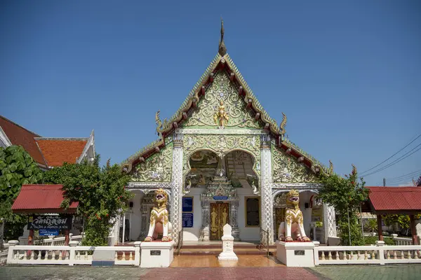 Tayland, Nan: 14 Kasım 2024 - Nan şehrindeki Wat Nam Lom, Kuzey Tayland.  