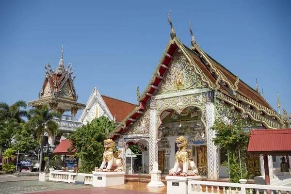 Tayland, Nan: 14 Kasım 2024 - Nan şehrindeki Wat Nam Lom, Kuzey Tayland.  