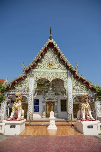 Tayland, Nan: 14 Kasım 2024 - Nan şehrindeki Wat Nam Lom, Kuzey Tayland.  