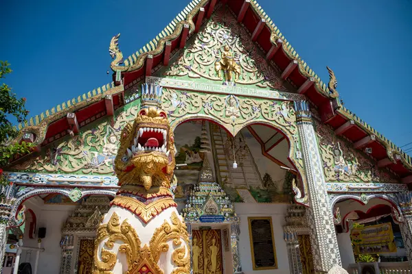 Tayland, Nan: 14 Kasım 2024 - Nan şehrindeki Wat Nam Lom, Kuzey Tayland.  