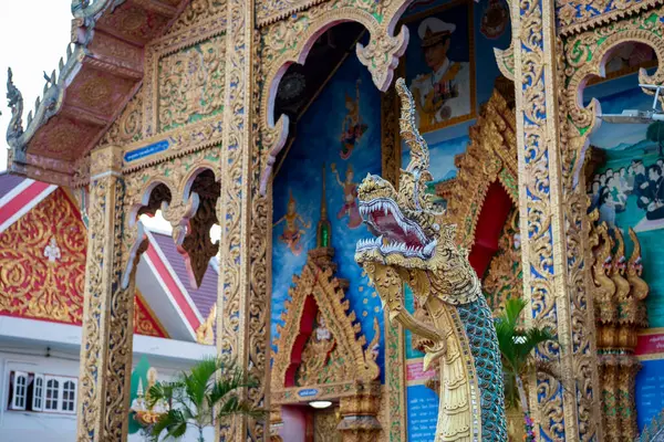 Tayland, Nan: 14 Kasım 2024 - Nan şehrindeki Wat Muang Tuet Kuzey Tayland.  