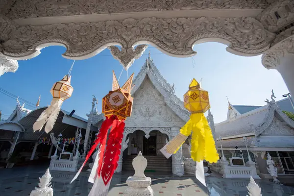 Tayland, Nan: 12 Kasım 2024 - Nan şehrindeki Wat Ming Mueang Kuzey Tayland.  