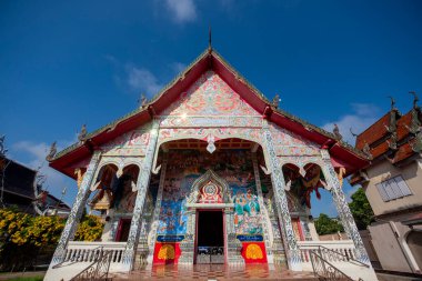 Tayland, Nan: 14 Kasım 2024 - Wat Hua Wiang Tai Kuzey Tayland 'da Nan şehrinde.  