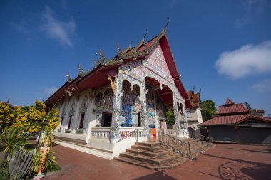Tayland, Nan: 14 Kasım 2024 - Wat Hua Wiang Tai Kuzey Tayland 'da Nan şehrinde.  