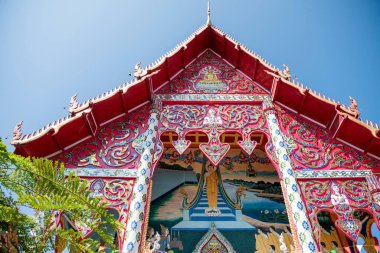 Tayland, Nan: 13 Kasım 2024 - Nan şehrindeki Wat Sri Montien, Kuzey Tayland.  