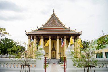 Tayland, Bangkok - 6 Kasım 2024: Wat Thepsirintrawat Ratchaworawihan Tayland 'da.