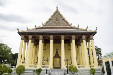 Tayland, Bangkok - 6 Kasım 2024: Wat Thepsirintrawat Ratchaworawihan Tayland 'da.