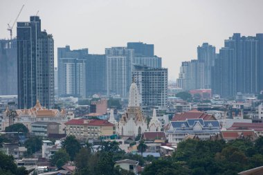 Wat Phitchayatikaram Worawihan, Thonburi, Tayland - Tayland, Bangkok, 7 Kasım 2024.