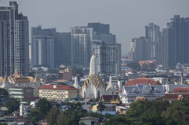 Wat Phitchayatikaram Worawihan, Thonburi, Tayland - Tayland, Bangkok, 8 Kasım 2024.