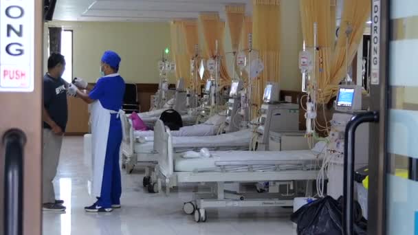 Ubud Endonezya Ekim 2022 Doktor Koluna Turnike Yaptı Hastanın Geniş — Stok video