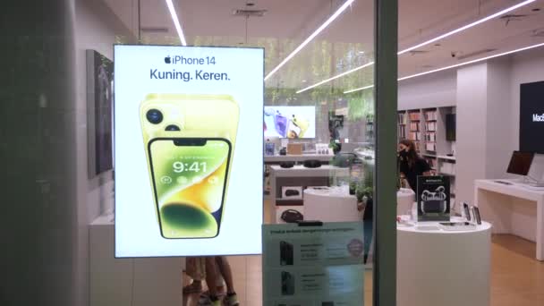 Ubud Indonésie Octobre 2022 Apple Iphone Pro Nouveaux Modèles Smartphones — Video
