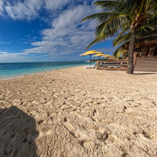 Bahamas Грудня 2021 Пляж Коко Кей Який Королівським Карибським Круїзним — стокове фото